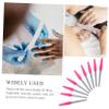 BIUDECO 10pcs Stainless Steel Nail File Kit Fingernail Files Comfortable Handles for Home Salon view 4