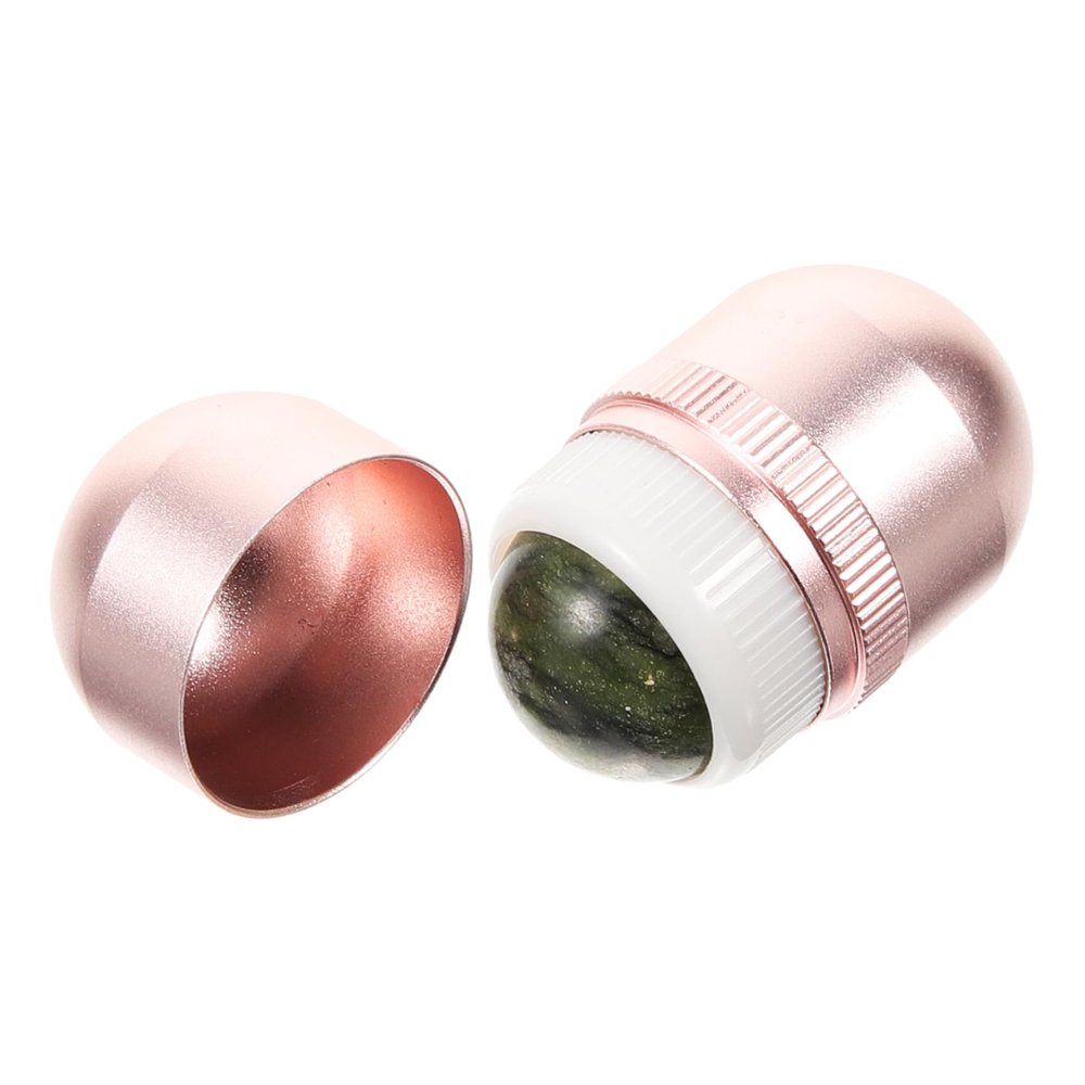 Mikinona Eyes Face Roller Massager Jade Gua Sha Tool for Puffiness Skincare Tool Detachable Women's Beauty