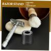 HAPINARY Home Razor Holder Shear Holder Razor Barber Base Stylish and Elegant Stand view 4