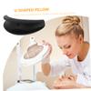 HOLIDYOYO 2Pcs Shampoo Neck Rest Cushion for Salon Hair Washing U-Shaped Pillow with Neck Support Soft Hair Washing Pillow for Professional Beauty Salon Use view 3