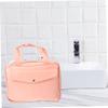 Mikinona Travel Toiletry Bag Hanging Hook Women Cosmetics Organizer Portable Makeup Box Pu Leather Bag view 3