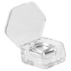 PLAFOPE 8pcs Transparent Hexagon Eyeshadow Pans Makeup Container for Blush Highlighter Cosmetics Portable Empty Makeup Storage for Easy Organization and Travel view 1