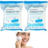 120 Make Up Remover Wipes Makeup Facial Cleansing Towelettes Moisturize Soothing 120 Face Wipes Hydrating Makeup Remover & Facial Cleansing Towelettes Waterproof Makeup Skin Care Soothing Christmas view 1