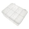 Outanaya Cosmetics Organizer Compartments Capacity Makeup Storage Box for Vanity Bathroom and Travel Transparent Design for Easy Access to Skincare and Lipstick view 1