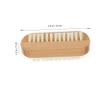 FOYTOKI Nail Brush for Fingernails 2pcs Hand Nail Brush Soft Bristles Ergonomic Design Easy to Clean view 4