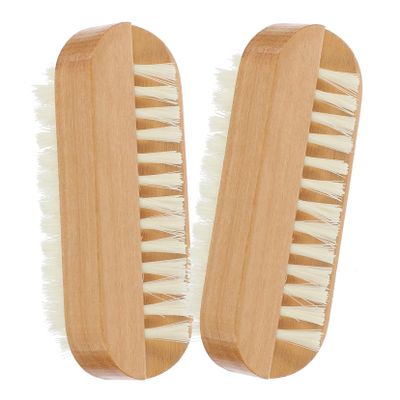 BIUDECO 2pcs Fingernail Brush for Cleaning under Nails Portable Nail Scrub Brush for Lightweight Design for Home and Salon Use