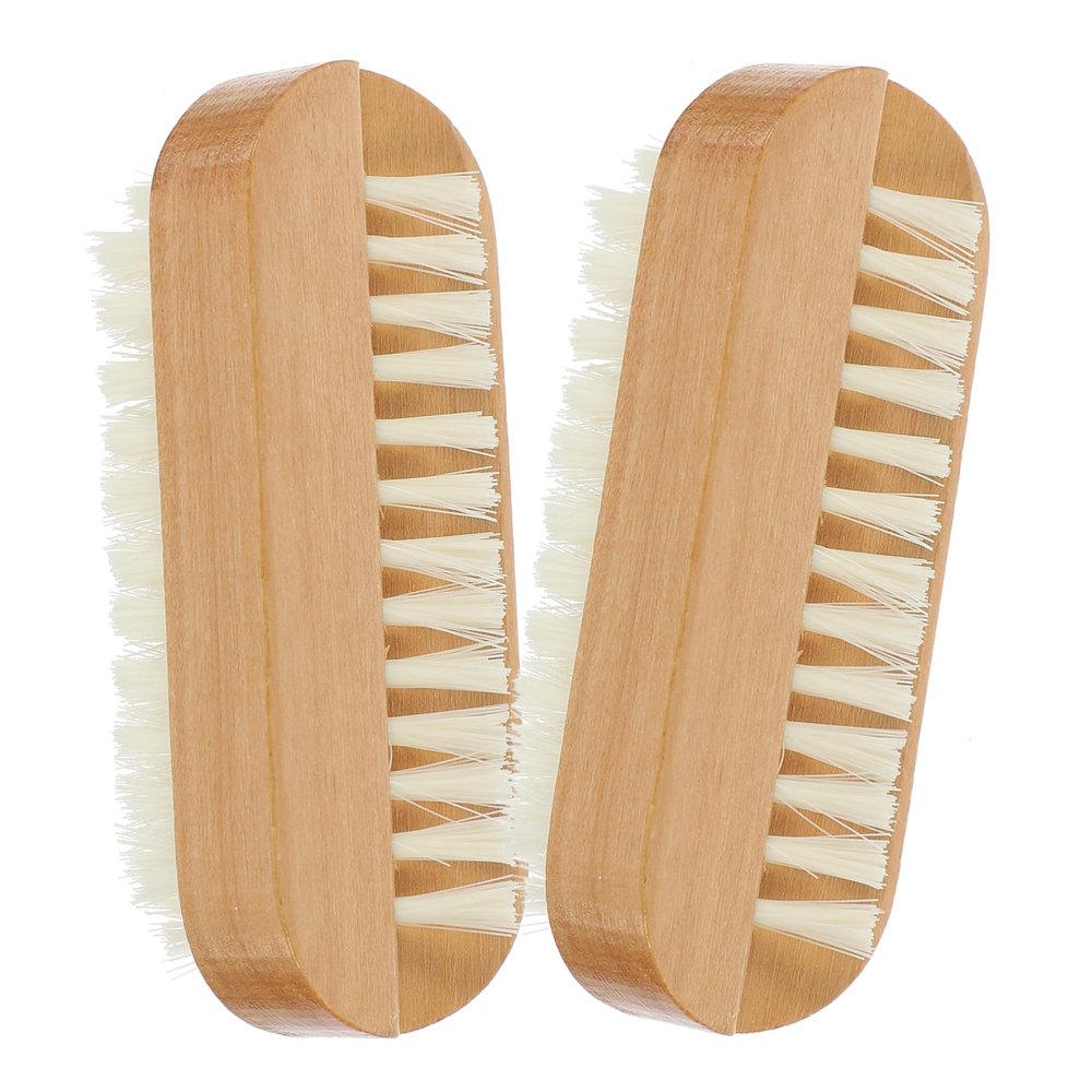 BIUDECO 2pcs Fingernail Brush for Cleaning under Nails Portable Nail Scrub Brush for Lightweight Design for Home and Salon Use