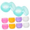 HONMEET 10pcs Refillable Cosmetic Cream Jars Portable Empty Makeup Bottles with Lids Travel-friendly Makeup Containers for Creams view 1
