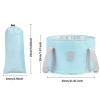 Bieqiair Folding Foot Soaking Bucket Travel Thermal Insulation Foot Wash Bucket Portable Foot Tub Household Over Calf Foot Bath Bucket(Blue) view 2