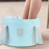 Bieqiair Folding Foot Soaking Bucket Travel Thermal Insulation Foot Wash Bucket Portable Foot Tub Household Over Calf Foot Bath Bucket(Blue) view 4
