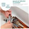 VINTORKY Makeup Brush Cleaning Kit Portable Brush Holder and Cleaning Box Multi-functional Makeup Cleaner Drying Rack Space-saving Design for Home Use view 3