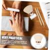 HONMEET Nail Brush for Cleaning Fingernails Toenails Soft Bristles for Easy Grime Removal Lightweight Design for Travel Makeup Powder Nail Art Tool view 3