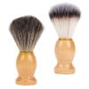HONMEET 2pcs Professional Shave Brush Soft Nylon Foam Neck Duster for Barbers and Home Use for Facial Cleansing and Shaving and Easy to Clean view 1