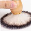 HONMEET 2pcs Professional Shave Brush Soft Nylon Foam Neck Duster for Barbers and Home Use for Facial Cleansing and Shaving and Easy to Clean view 3