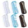 HONMEET 6pcs Nail Brush Set for Cleaning Fingernails Pp Material Nail Brushes for Men Nail Brush for Women Nail Brush for Cleaning Comfortable Grip Nail Fingernail Scrub Brush view 1