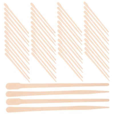 BIUDECO 200 pcs Wooden Waxing Sticks Applicator for Hair Removal Multi-Purpose Wax Spatula for Face Body and Eyebrow Waxing Disposable Wax Applicator Tool