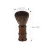 HONMEET 107g Hairdressing Neck Duster Brush Professional Barber Tool for Hair Clippings Cleanup Wooden Handle Soft Fiber Bristles for Salon Use Hair Salon Essential view 2