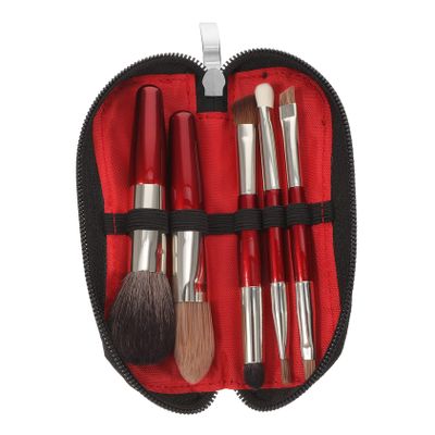 PLAFOPE Mini Makeup Brush Set Full Kit for Women Travel Makeup Brush Set for Women