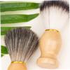 FOYTOKI 2pcs Soft Nylon Fiber Shaving Brush for Men Professional Barber Brush Neck Duster for Salon Use Foam Applicator for Beard Care and Shaving view 4