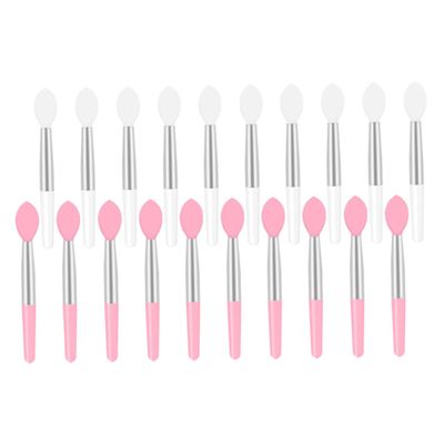 BIUDECO 60pcs Portable Silicone Makeup Applicator Lip Brush Blush Brush Detail for Girls Beauty Tools