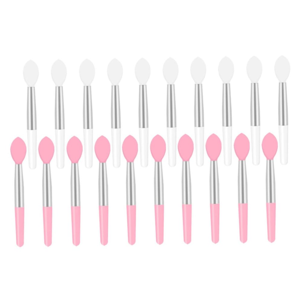 BIUDECO 60pcs Portable Silicone Makeup Applicator Lip Brush Blush Brush Detail for Girls Beauty Tools