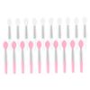 BIUDECO 60pcs Portable Silicone Makeup Applicator Lip Brush Blush Brush Detail for Girls Beauty Tools view 1