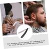 Mikinona Vintage Manual Razor Safe Barber Shaver Men Edge Shaver for Thin Beard Smooth Cutting Hair Shaving Tool view 4