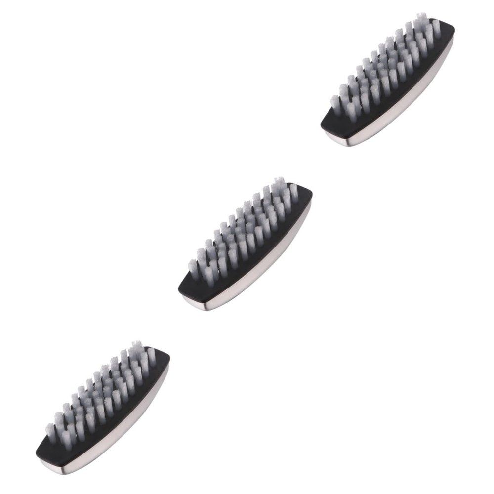 BIUDECO 3pcs Stainless Steel Nail Cleaning Brush Bristles for Odor Removal after Handling Smelly Foods Compact and Portable Soap Brush for Cleaning