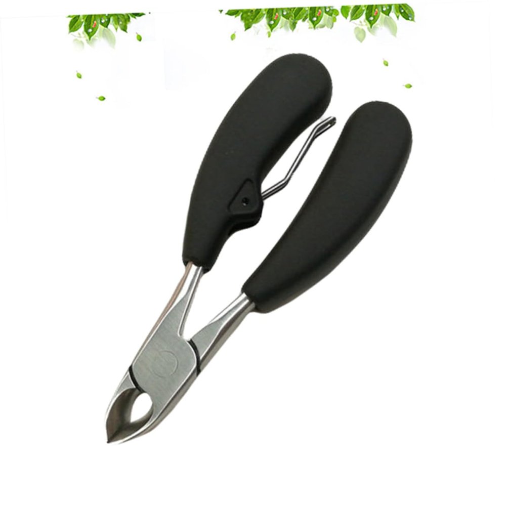 HONMEET Professional Nail Clippers for Thick Toenails Cuticle Cutter Ingrown Nail Tool Ergonomic Handle Non-Slip