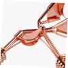 SOESFOUFU Makeup Eyelash Curler with Anti-Skid Handle for Easy Use Rose Gold Color for Personal and Professional Makeup Applications view 2