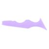 BIUDECO 2pcs Reusable Eyeliner Stencil Tool Multi-function Silicone Makeup Applicator for Eyeliner Eyeshadow and Lipstick Durable Beauty Aid for Precision Application view 1