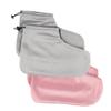 NOLITOY 2pair Heat Preservation Cotton Foot Straps Thermal Insulation Foot Covers for Beauty Salons Light Grey Elastic Band Heat-retaining Comfort view 1
