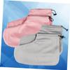 NOLITOY 2pair Heat Preservation Cotton Foot Straps Thermal Insulation Foot Covers for Beauty Salons Light Grey Elastic Band Heat-retaining Comfort view 4