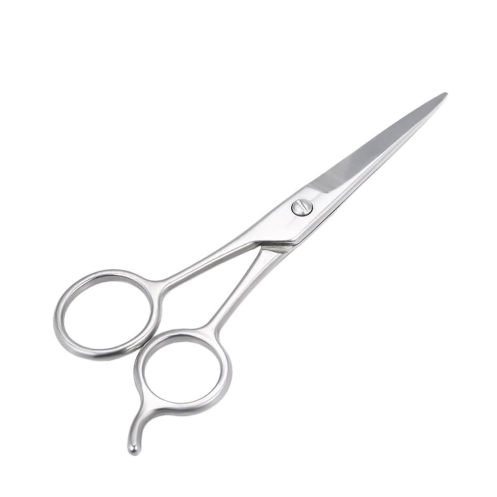 HAPINARY Stainless Steel Beard Scissors Hairdressing Scissors for Beard Care Eyebrow Trimming Care Accessory