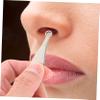 Beatifufu 2pcs Round Nasal Hair Trimmer Tool Set Safe Painless Nose Hair Clipper Tweezer for Men and Women for Home Design for -term Use view 3