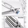 German Nail Clipper, Stainless Steel Ultra Thin Nail Clippers for Thick Nails. Arc Jaw Design, Wear with Auto Collecting,Elegance and Flexibility for Nail Trimming, view 3