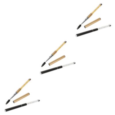 Beatifufu 6pcs Natural Eyelash Brush Lash Brush for Eyelash Extensions and Eyebrows Makeup Supplies