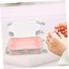 BIUDECO 6pcs Makeup Travel Case Mini Suitcase Bag Hard Shell Organizer for Women Portable Toiletry Case Makeup view 3