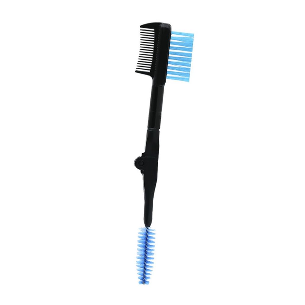 HONMEET Eyebrow Makeup Brush Double-ended Comb for Lash Brow Angled Brush for Gel or Pomade Random