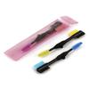 HONMEET Eyebrow Makeup Brush Double-ended Comb for Lash Brow Angled Brush for Gel or Pomade Random view 4