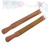 HONMEET 2pcs Leather Strop for Sharpening Barber Polishing Cloth for Straight Scissors and Woodworking Tools view 4