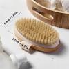 Dry Brushing Body Brush with Soft and Stiff Natural Bristles, Body Exfoliating/Massage Scrub Brush for Cellulite and Lymphatic, Improve Your Circulation, 4 Pack view 2