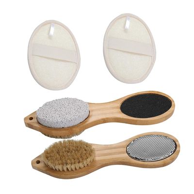 BIUDECO Tools 1 Set Care Tools Foot Scrubber Handle Pumice Stone Exfoliating Board