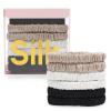6Pcs Silk Hair Ties Small 22 Momme 100% Pure Mulberry Silk Scrunchies for Women Girls Thin Skinny Hair Sleep Scrunchies No Damage(Color 07) view 1