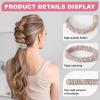 6Pcs Silk Hair Ties Small 22 Momme 100% Pure Mulberry Silk Scrunchies for Women Girls Thin Skinny Hair Sleep Scrunchies No Damage(Color 07) view 4