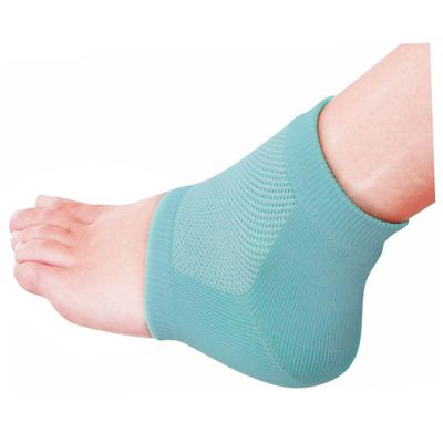 IWOWHERO Spa Vented Heel Socks for Moisturizing Dry Cracked Skin Open Toe Recovery Sleeves Mineral Oil and Vitamins Breathable Design for Daily Use Fits Random Color