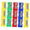 HONMEET 30pcs Mixed Colors Pencil Sharpener Set Mini Manual Handheld Sharpener Bulk Ideal for School Random Color view 1