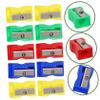 HONMEET 30pcs Mixed Colors Pencil Sharpener Set Mini Manual Handheld Sharpener Bulk Ideal for School Random Color view 3