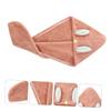 BIUDECO Cartoon Rabbit Ear Hair Cap Dry Hair Hat Soft Absorbent Hood Dryer for Women Men Boys and Girls view 2