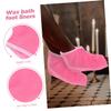 FOYTOKI 2pairs Paraffin Wax Foot Covers for Spa Pedicure Foot Care Reusable Heat Retention Paraffin Bath Liners view 4